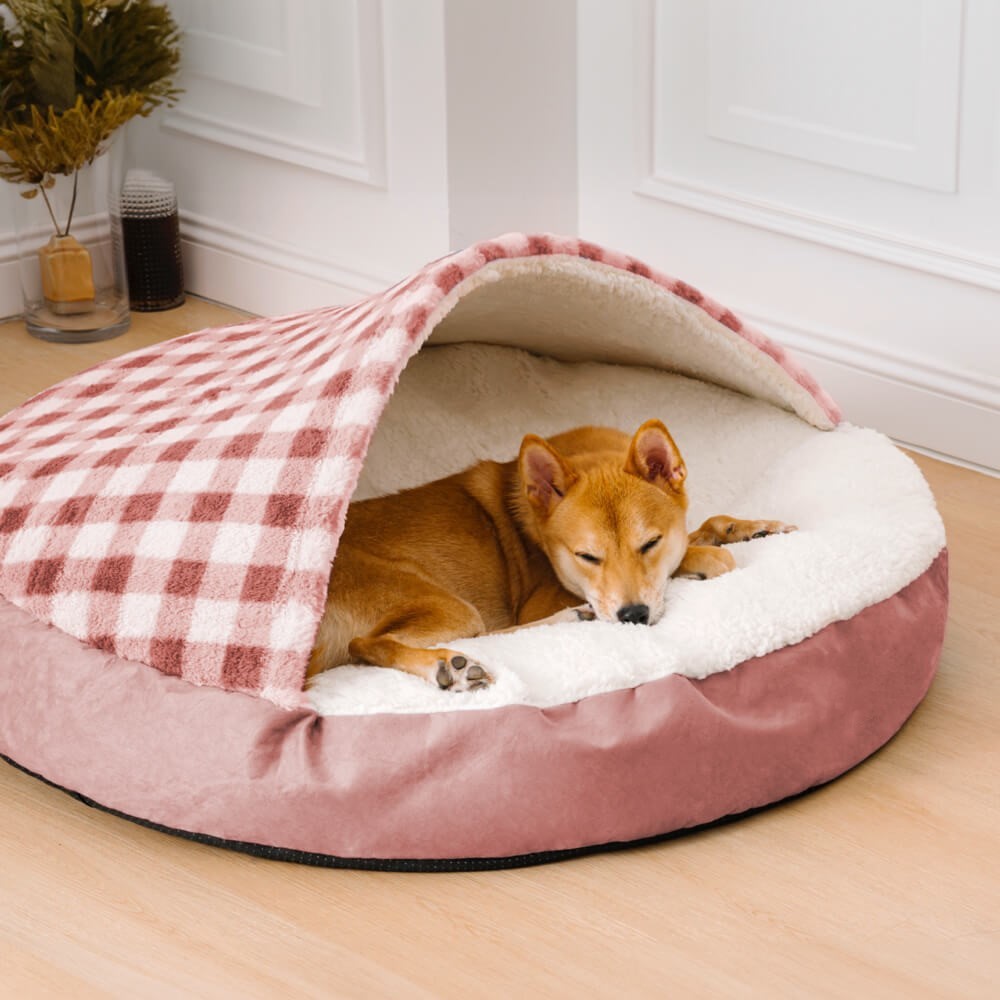 Plush Dog Nest Cat Bed Plush Dog Universal